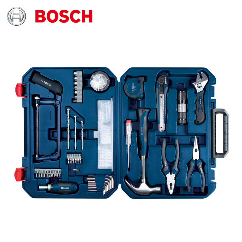 Woodworking Hardware - ชุดเครื่องมือช่างอเนกประสงค์สำหรับงานบ้าน BOSCH ชุดเครื่องมือซ่อมแซมงานไม้ ช่างไฟฟ้า 108 ชิ้น