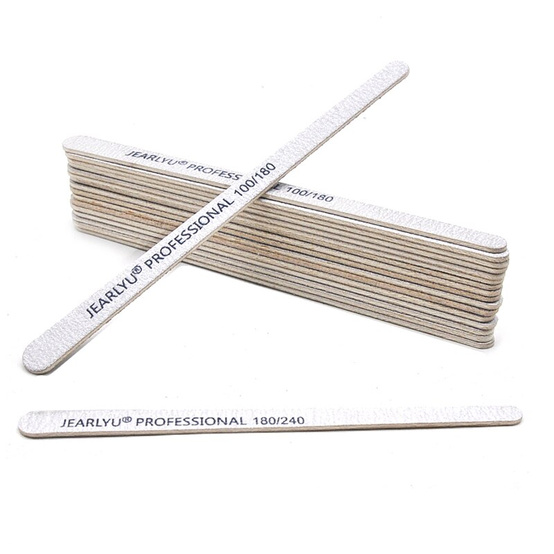 Woodworking File - ตะไบเล็บไม้หนาแข็งแรง10ชิ้น100 180 240 Lima Buffer ตะไบทำเล็บมือตะไบขัดเล็บอุปกรณ์เสริมกระดานขัดทราย