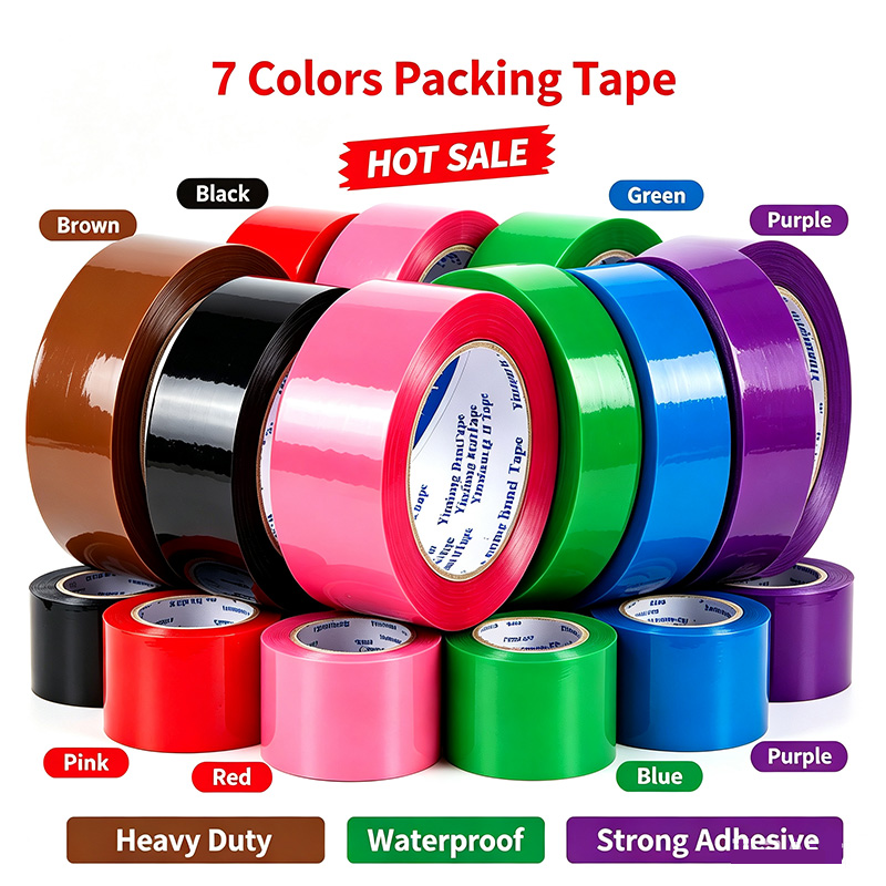 Woodworking Warehouse - เทปกาวสีสันสดใส ทนทานต่อการสึกหรอ แบบกาวด้านเดียว สำหรับบรรจุภัณฑ์พัสดุในคลังสินค้า