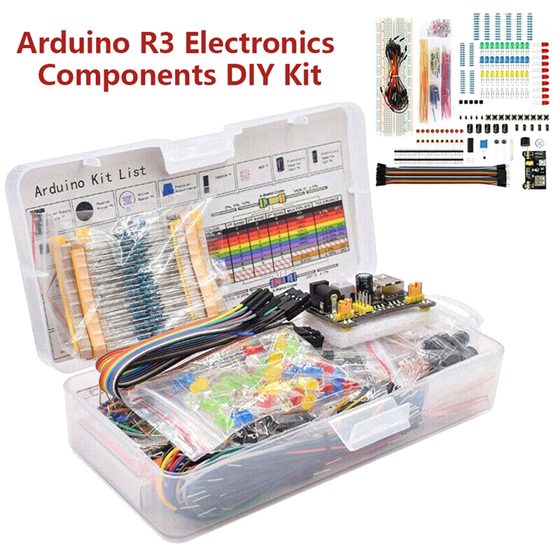 Woodworking Kits For Beginners - ชุดอุปกรณ์อิเล็กทรอนิกส์ ตัวเก็บประจุไฟฟ้า ตัวต้านทาน หลอดไฟ LED 830