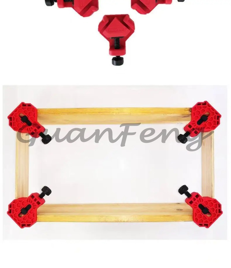 Woodworking Quick Clamps - ชุด 4 ชิ้น แคลมป์มุมฉาก 90 องศา,
