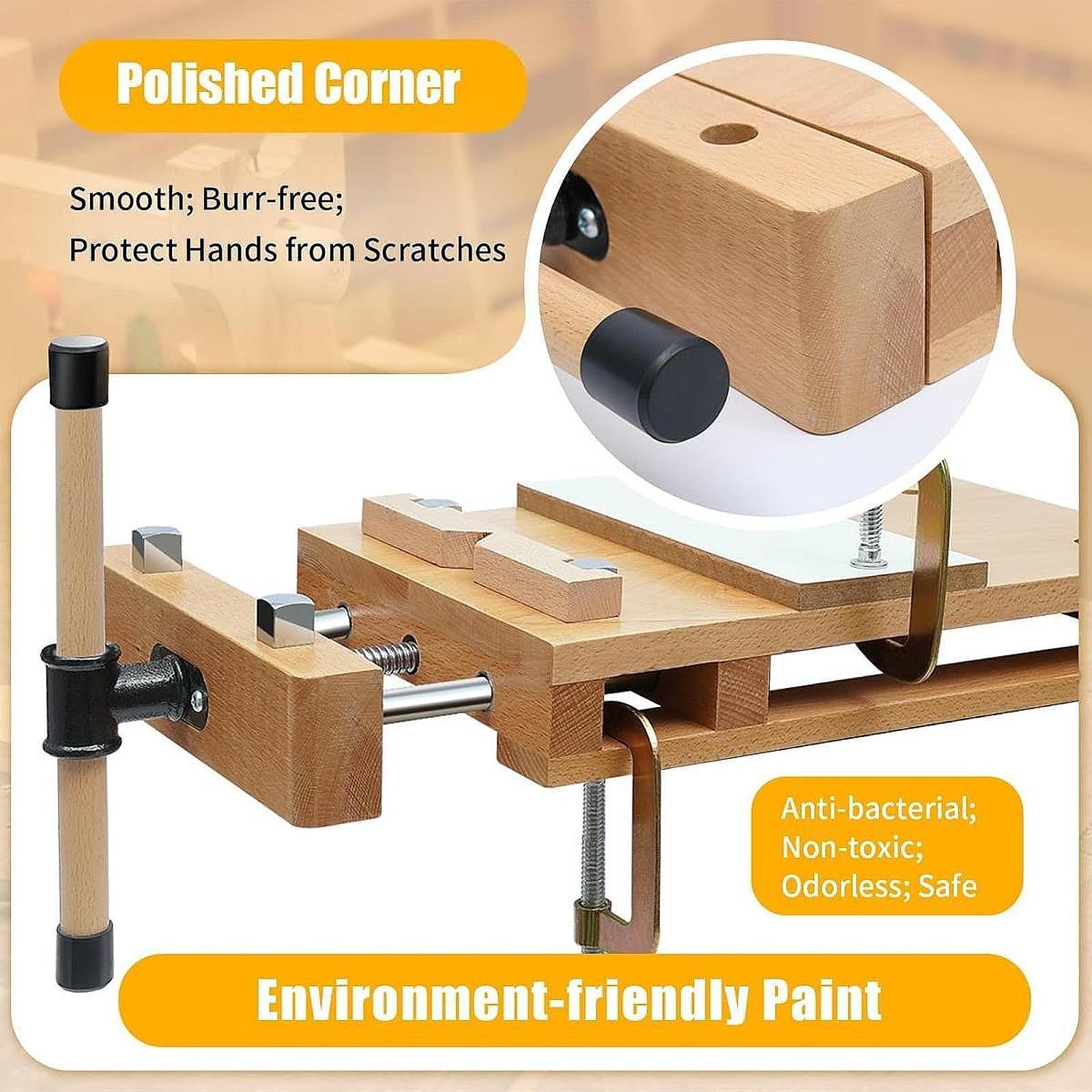 Woodworking Vise - ม้านั่งทํางานไม้ เครื่องมือ ม้านั่งทํางานสําหรับการแปรรูปโรงรถไม้ที่บ้าน