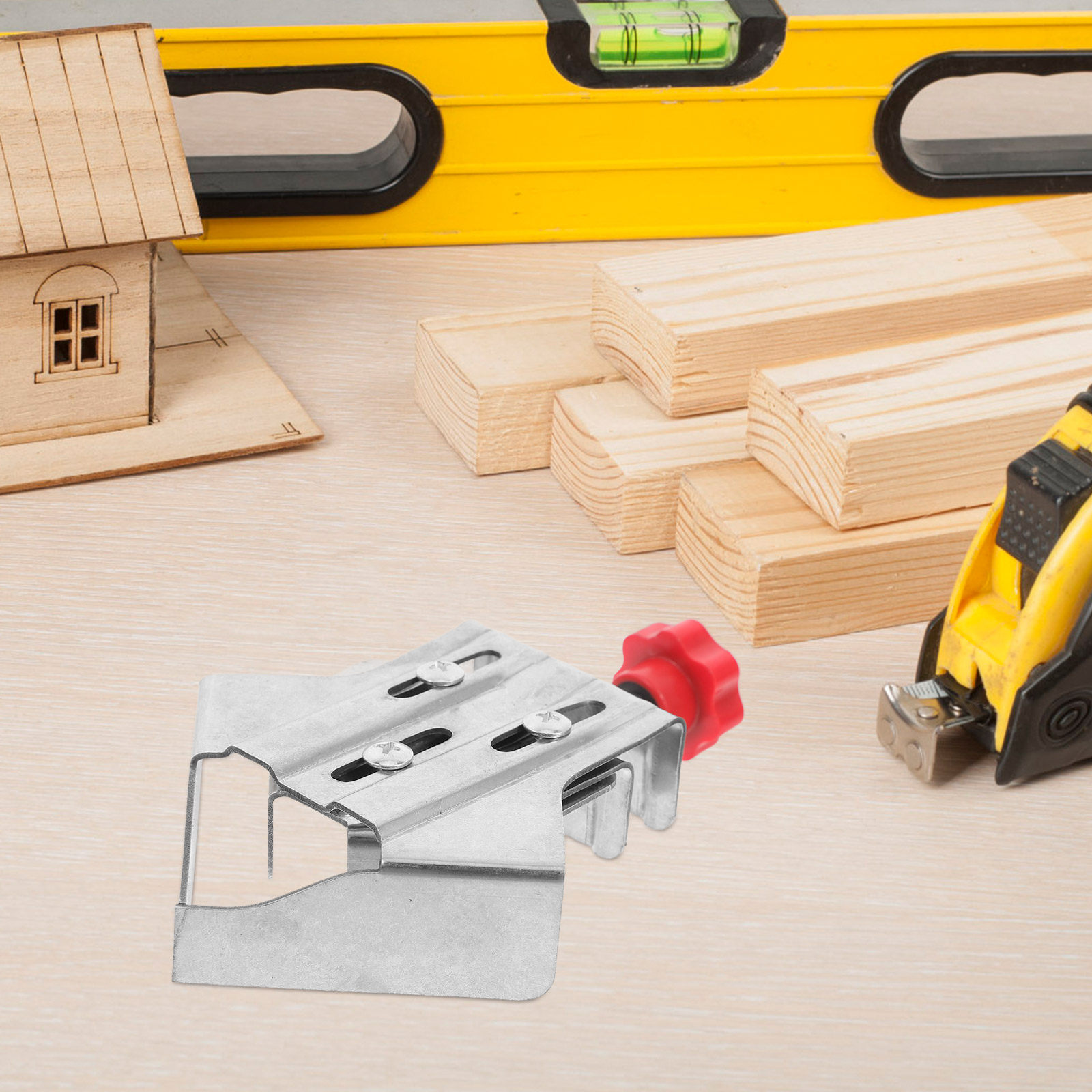 Woodworking Quick Clamps - ตัวหนีบมุมฉากสแตนเลสแบบล็อคเร็ว 2 ชิ้น สำหรับงานไม้ ปรับขนาดได้ แข็งแรง