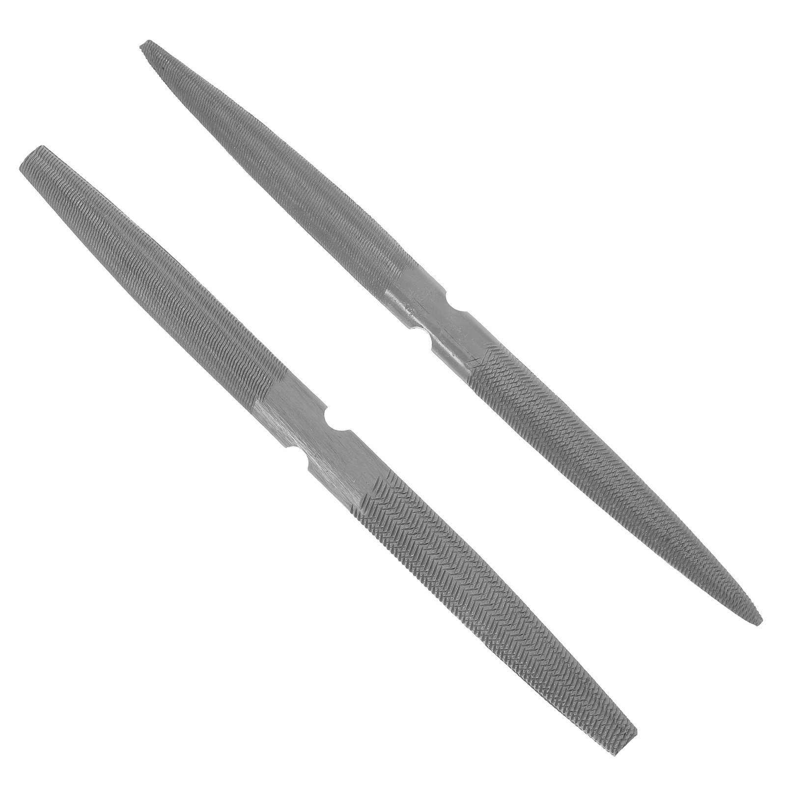 Woodworking File - เครื่องมือขัดแต่งขี้ผึ้งแบบสองด้านทรงครึ่งวงกลม 2 ชิ้น สำหรับงานเครื่องประดับ งานแกะสลักขี้ผึ้ง งานโลหะ