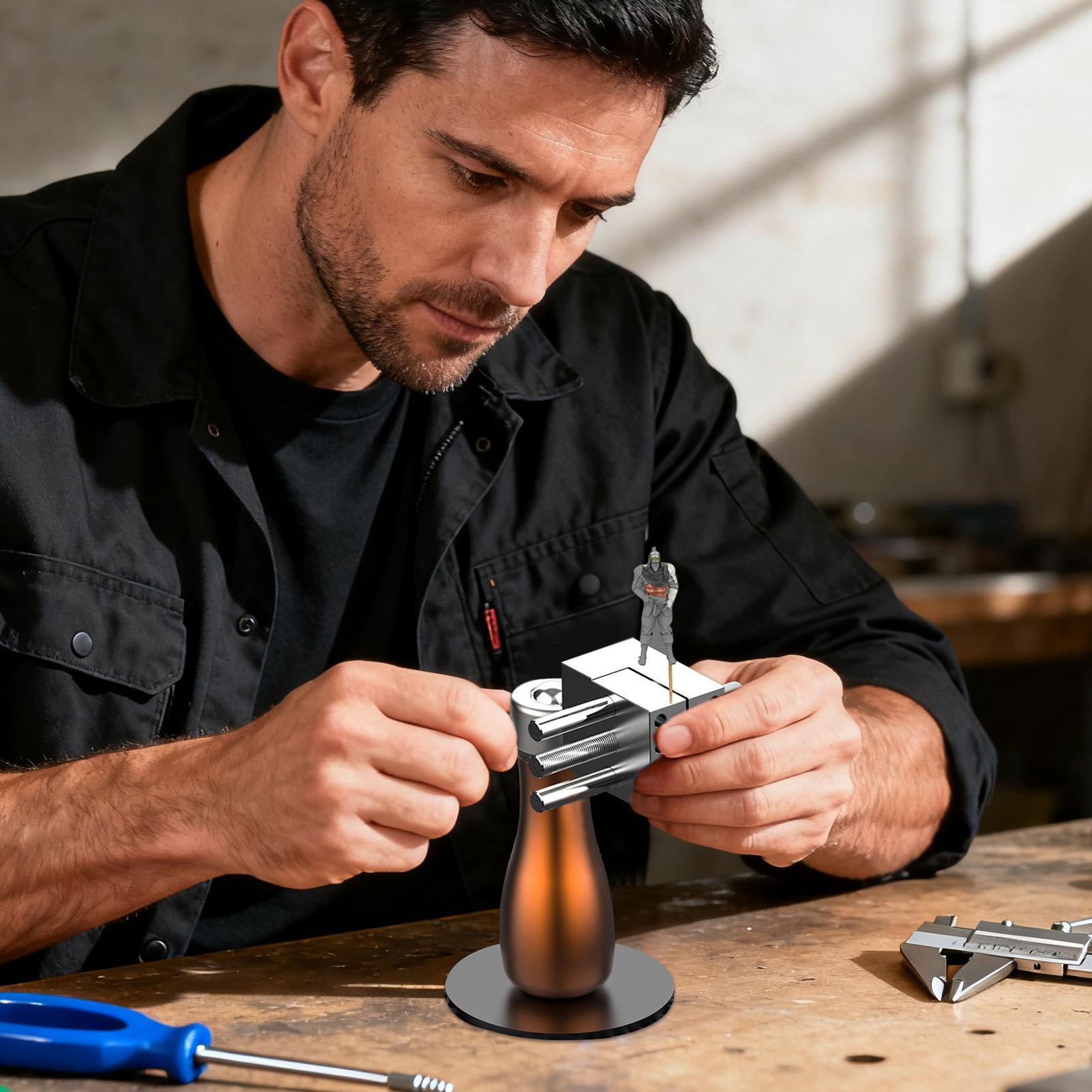 Woodworking Vise - แท่นจับชิ้นงานขนาดเล็กแบบตั้งโต๊ะ แบบพกพา สำหรับงานสร้างแบบจำลอง งานทำเครื่องประดับ งานไม้ และงานฝีมือ