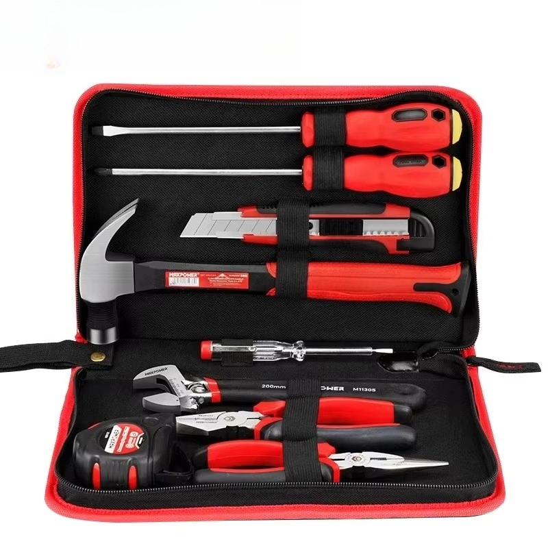 Woodworking Hardware - ชุดเครื่องมือซ่อมแซมบ้าน 9 ชิ้น ปรับแต่งได้ตามความต้องการของผู้ผลิต (OEM) ชุดเครื่องมือช่างอเนกประสงค์สำหรับงานบ้าน