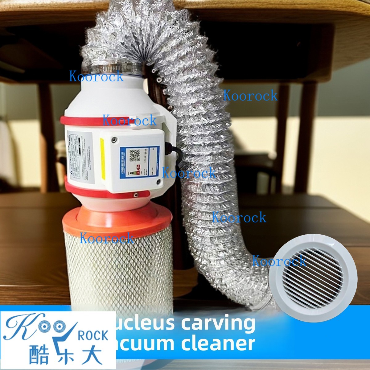Woodworking Vacuum Press - เครื่องดูดฝุ่นเล็บแบบใหม่ ดูดแรง เงียบ ใช้ได้ทั้งบนโต๊ะและในรถยนต์ สำหรับงานแกะสลักไม้
