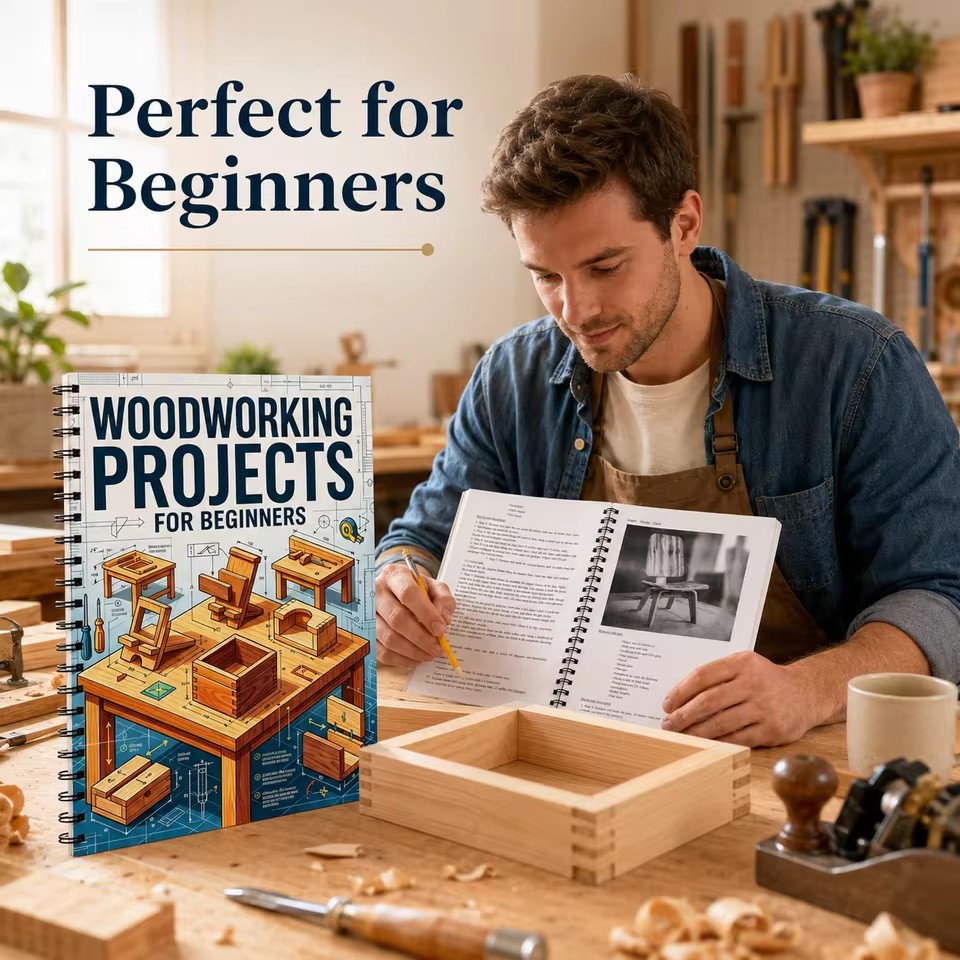 Woodworking Ideas For Beginners - แผนงานงานไม้ที่ง่ายต่อการทำสำหรับผู้เริ่มต้น คู่มือโครงการงานฝีมือ DIY ง่ายๆ สำหรับใช้ในบ้าน แนวคิดงานไม้