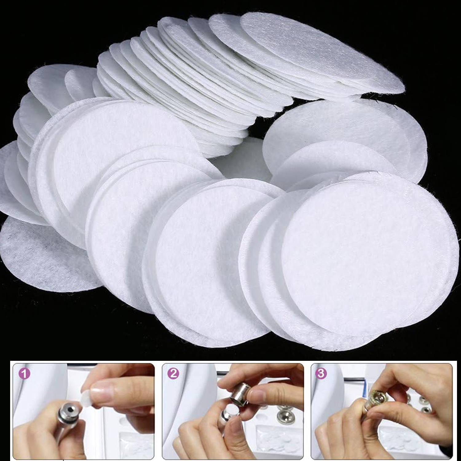 Woodworking Vacuum Press - 500 ชิ้น Microdermabrasion ตัวกรองผ้าฝ้ายสําหรับ Face Care