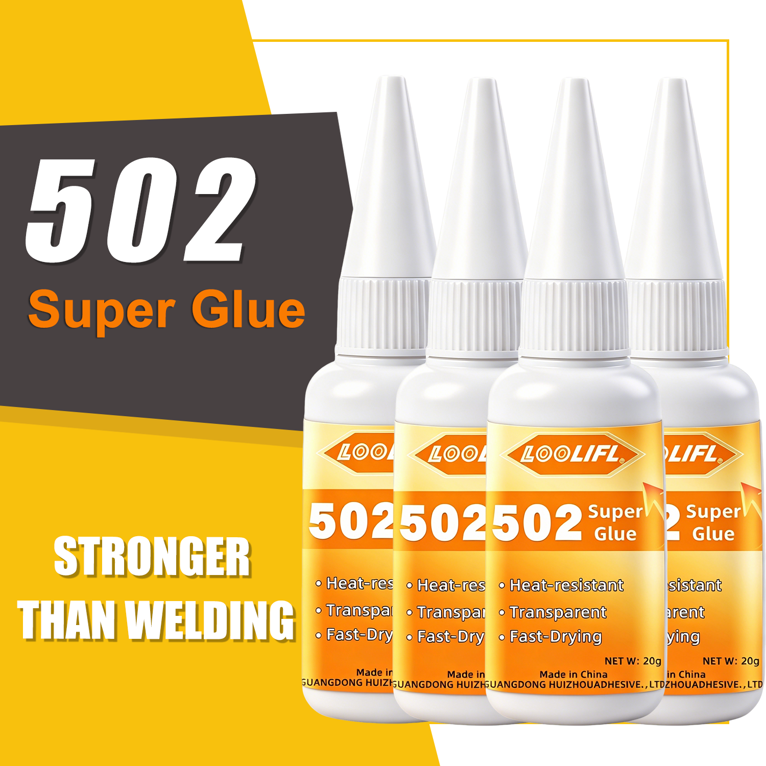 Woodworking Art - กาวซุปเปอร์ 502 อเนกประสงค์ ซ่อมแซมได้อย่างแม่นยำ กาวแห้งเร็ว ใช้ได้กับงาน