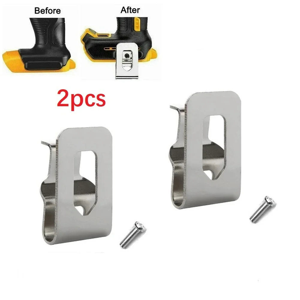 2pcs ไฟฟ้าเจาะเข็มขัดคลิปตะขอส - Woodworking Hardware บทวิจารณ์และราคา