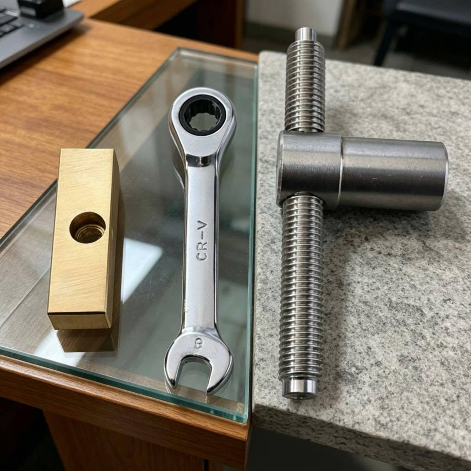 ตัวล็อคโต๊ะทำงานแบบมีก้านยึด   - Woodworking Vise บทวิจารณ์และราคา
