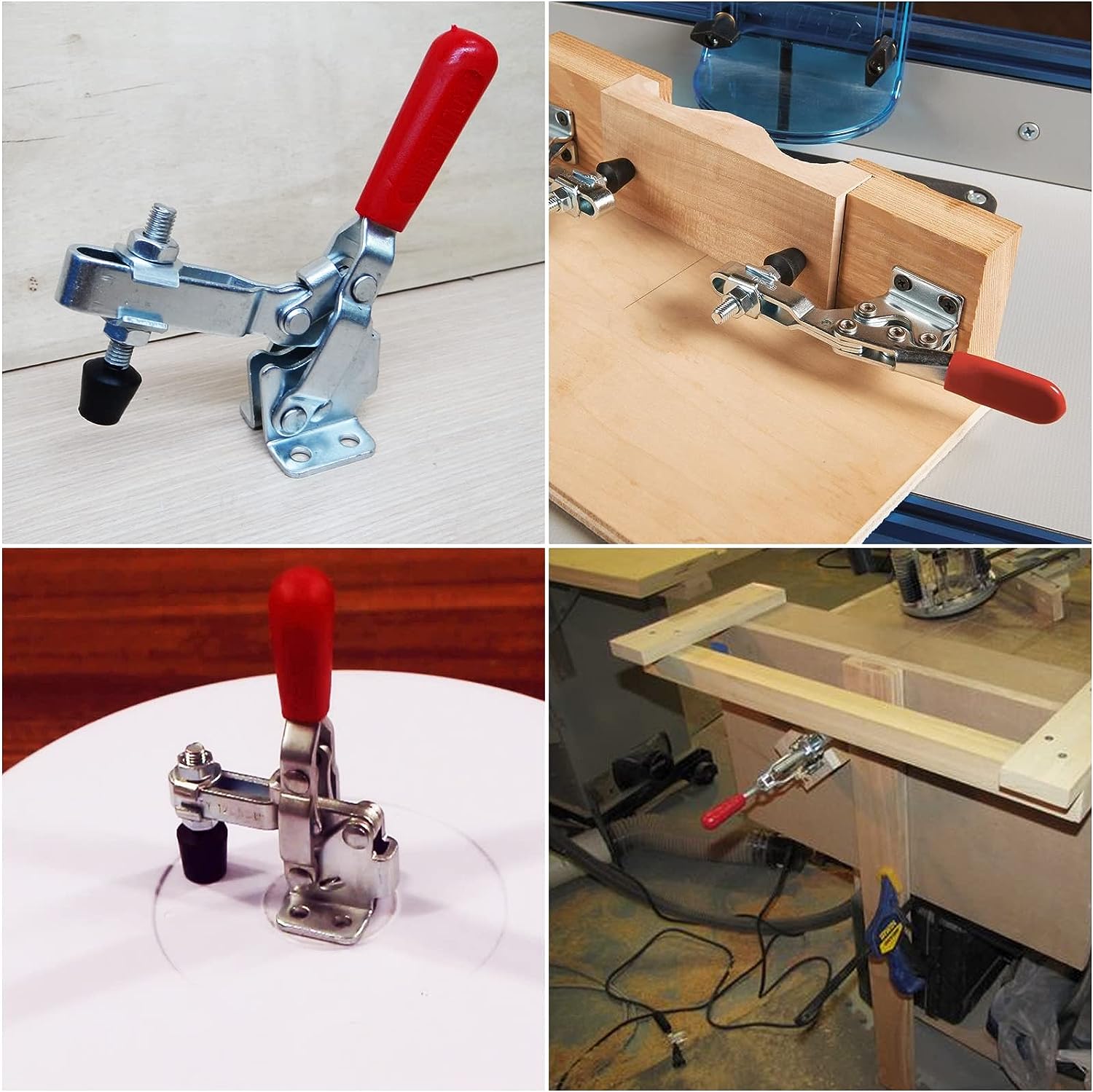 แคลมป์ยึดแบบปลดเร็ว 4 ชิ้น สำห - Woodworking Quick Clamps บทวิจารณ์และราคา