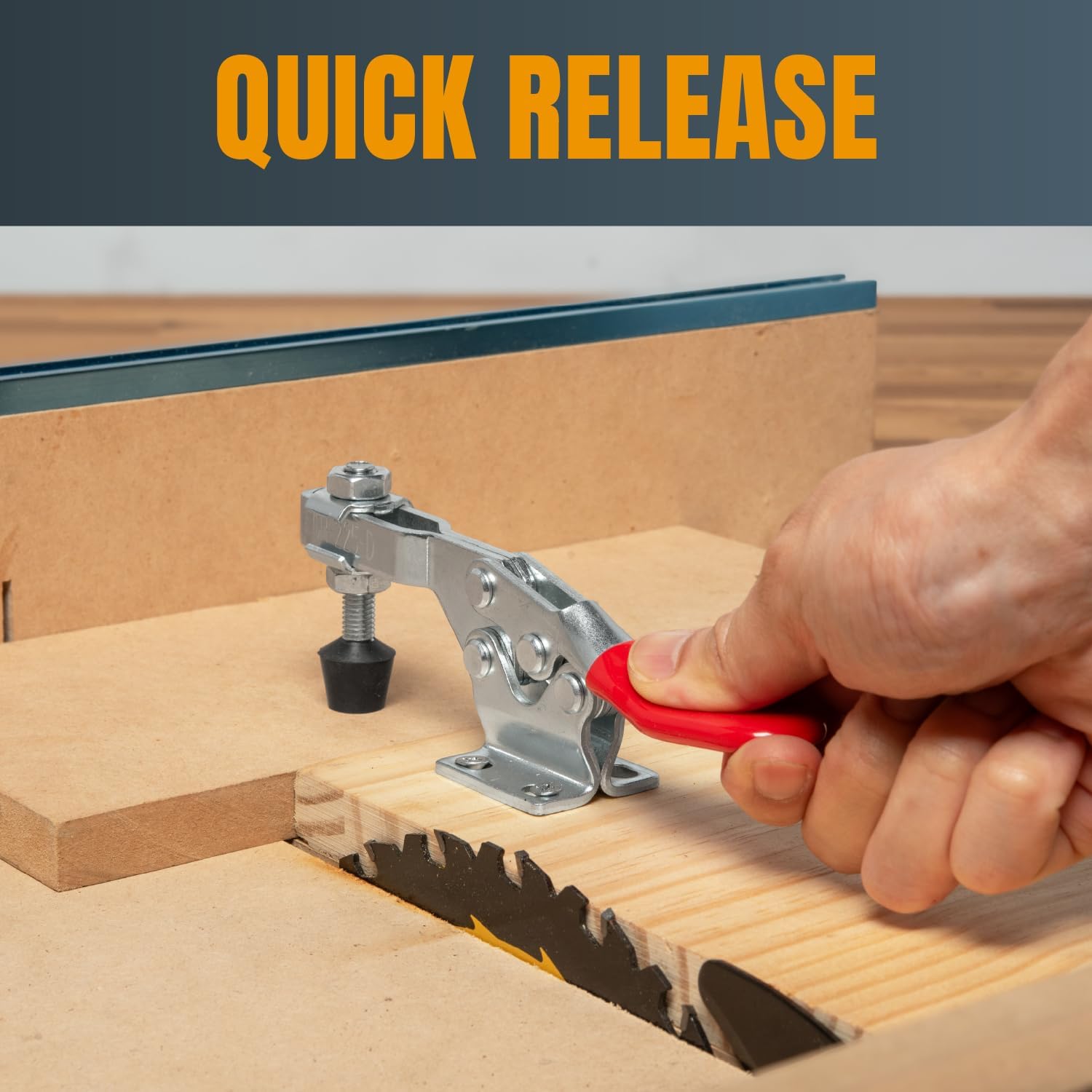 แคลมป์ยึดแบบปลดเร็ว 4 ชิ้น สำห - Woodworking Quick Clamps บทวิจารณ์และราคา