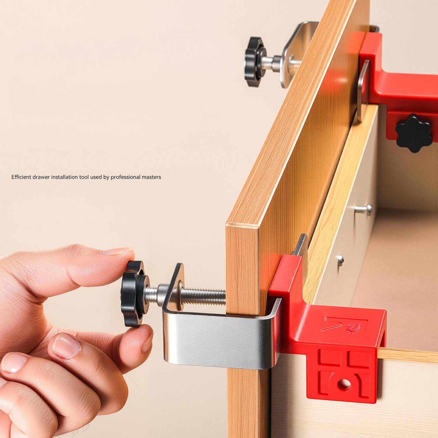 ปรับลิ้นชักคลิปยึดสูงแผงลิ้นชั - Woodworking Quick Clamps บทวิจารณ์และราคา