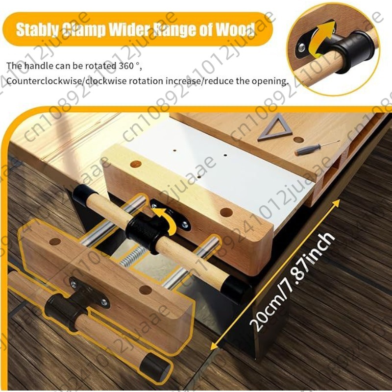 โต๊ะทำงานไม้เนื้อแข็งพร้อมตัวจ - Woodworking Vise บทวิจารณ์และราคา
