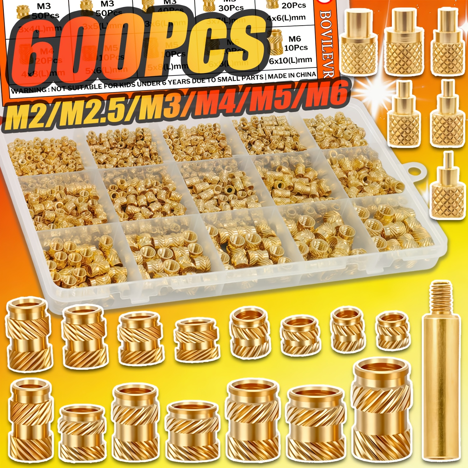 ชุดอุปกรณ์น็อตเกลียวทองเหลือง  - Woodworking Shop บทวิจารณ์และราคา