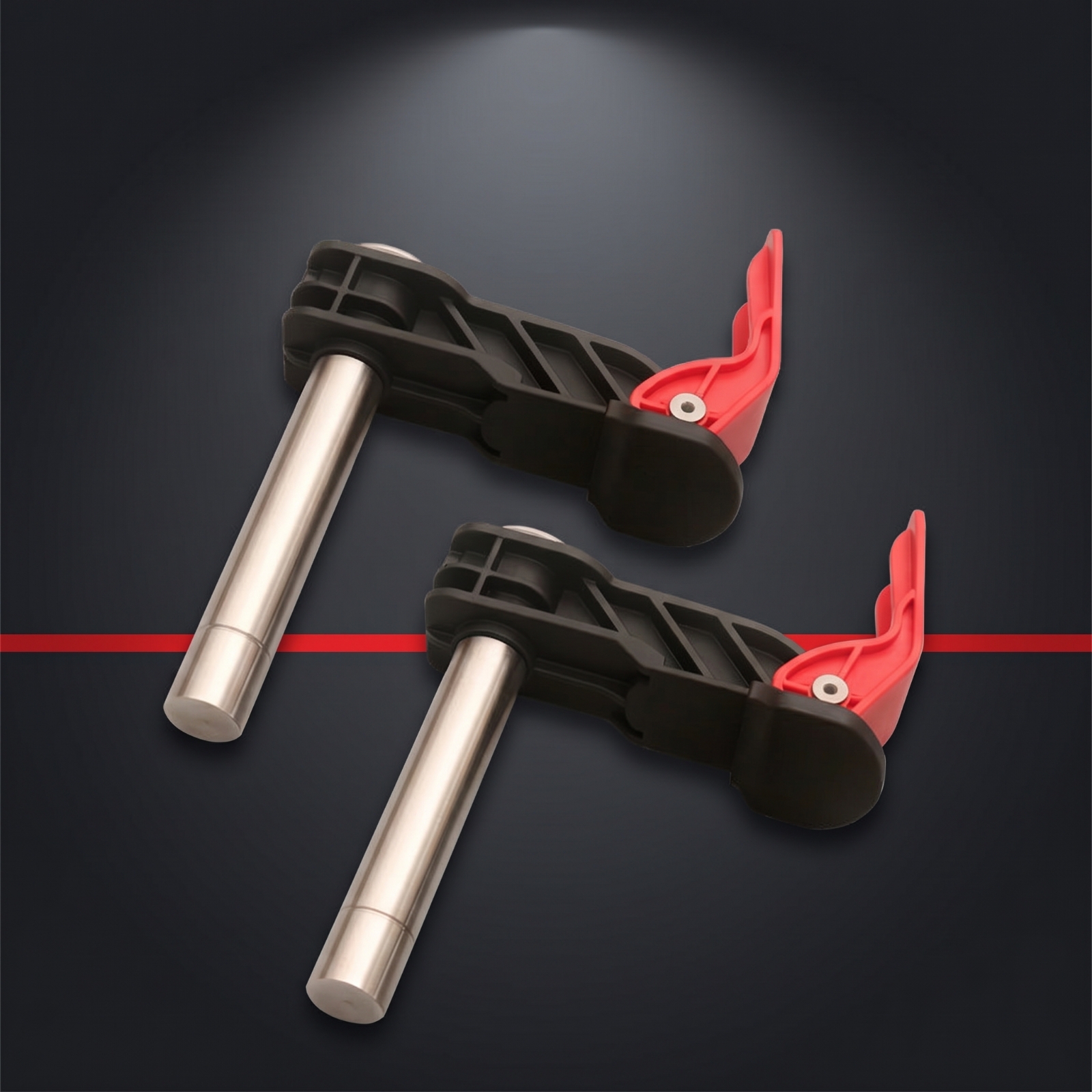 แคลมป์ 2 ชิ้นพร้อมคันโยกแบบรวด - Woodworking Quick Clamps บทวิจารณ์และราคา