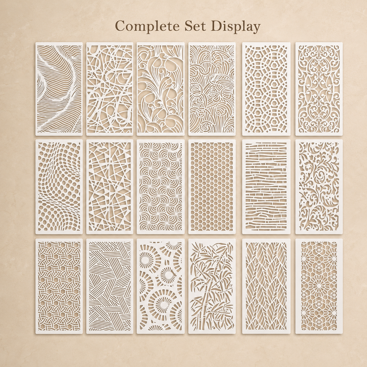 18 ชิ้น 3.94x7.87 นิ้ว ลายฉลุแ - Woodworking Art บทวิจารณ์และราคา