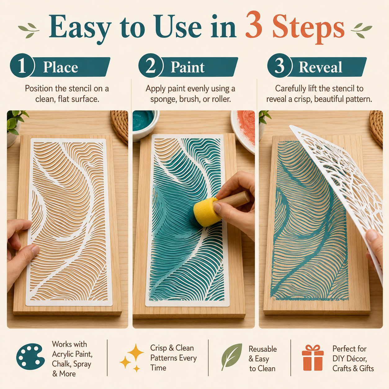 18 ชิ้น 3.94x7.87 นิ้ว ลายฉลุแ - Woodworking Art บทวิจารณ์และราคา