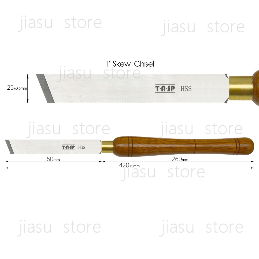 สิ่วเฉือนไม้ TASP HSS สำหรับงา - Skew Chisel Wood บทวิจารณ์และราคา