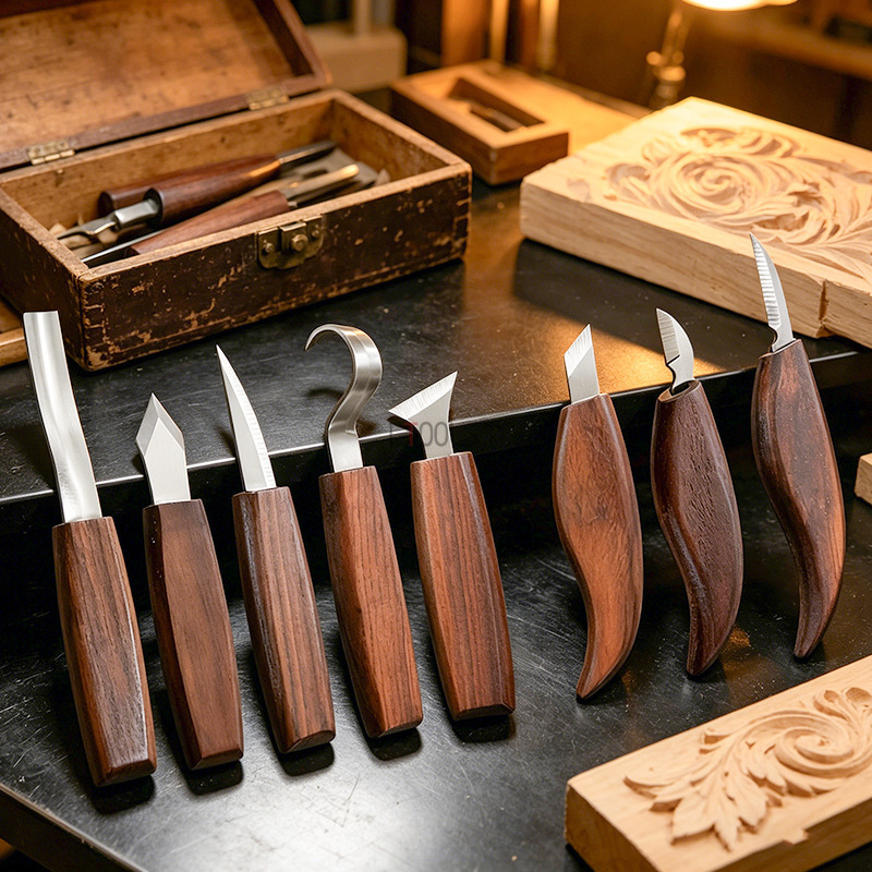 ชุดเครื่องมือแกะสลักไม้ ชุดมีด - Woodworking Kits For Beginners บทวิจารณ์และราคา