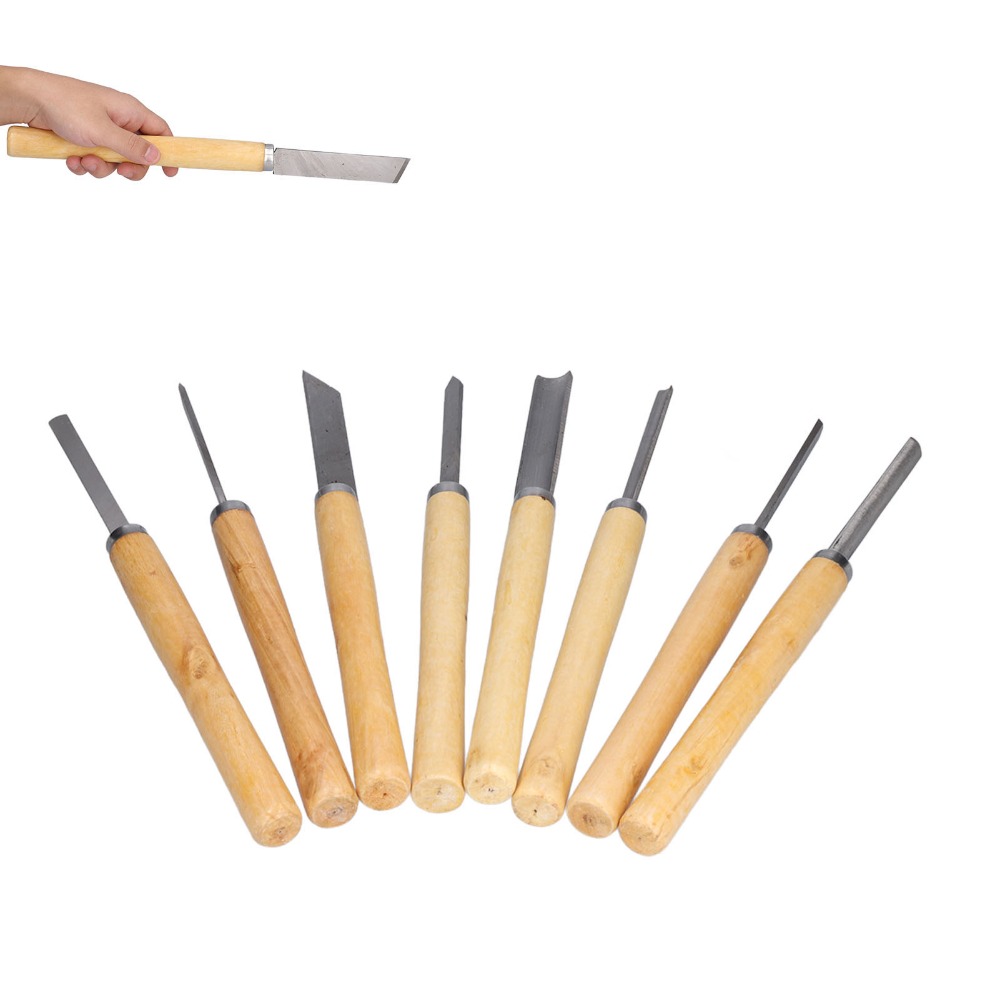 ชุดสิ่วเหล็ก HSS 8 ชิ้น สำหรับ - Skew Chisel Wood บทวิจารณ์และราคา