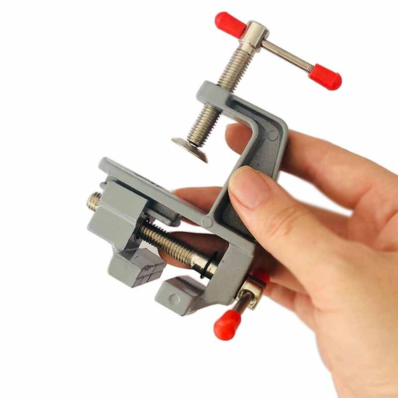 อลูมิเนียม MINI CLAMP ขนาดเล็ก - Woodworking Bench Vise บทวิจารณ์และราคา