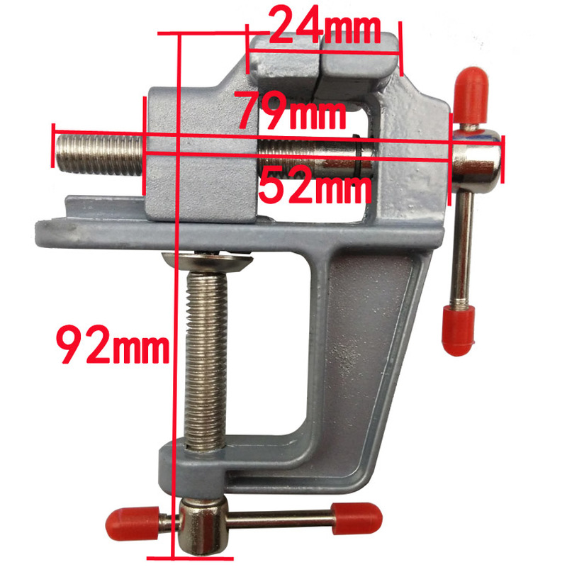อลูมิเนียม MINI CLAMP ขนาดเล็ก - Woodworking Bench Vise บทวิจารณ์และราคา