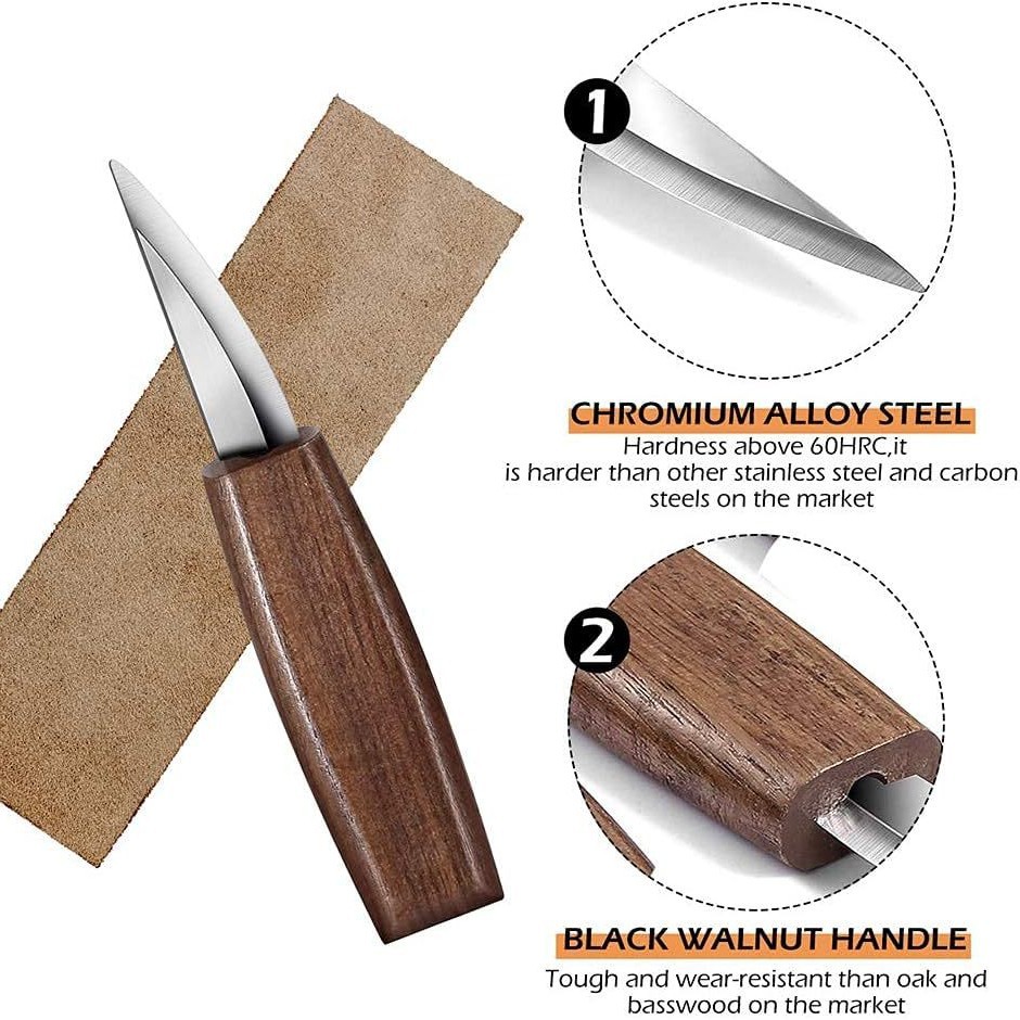 ชุดเครื่องมือแกะสลักไม้ 8 ชิ้น - Woodworking Kits For Beginners บทวิจารณ์และราคา