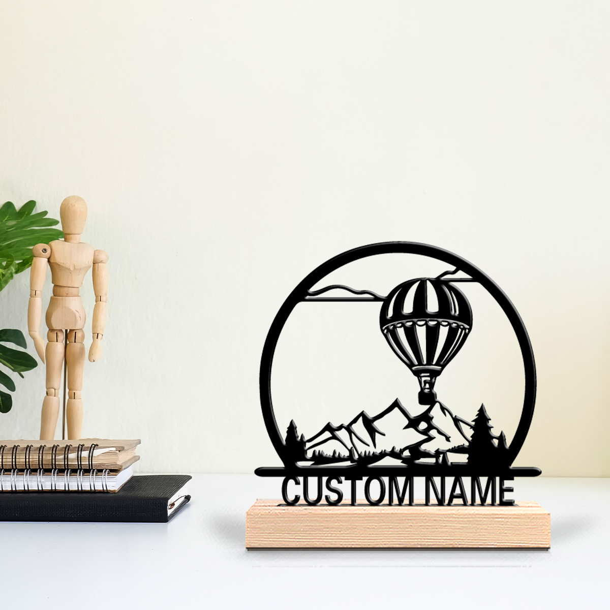 บอลลูนลมร้อน 1 ชิ้น ป้ายชื่อสั - Woodworking Art บทวิจารณ์และราคา