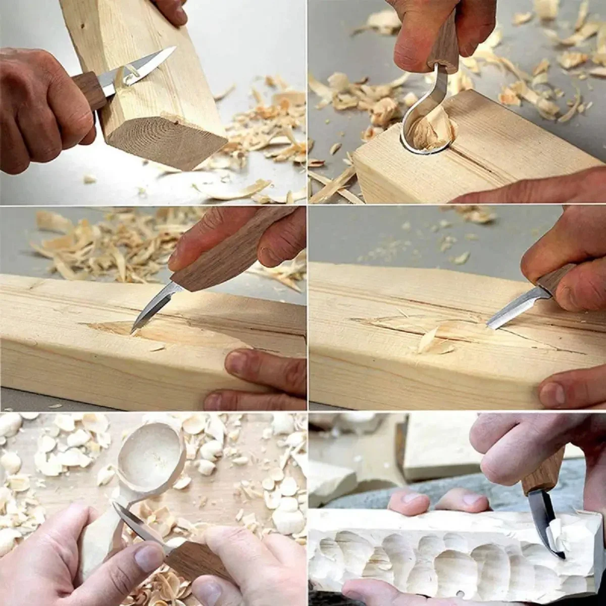 ชุดแกะสลักไม้ ชุดมีดแกะสลักมือ - Woodworking Kits For Beginners บทวิจารณ์และราคา