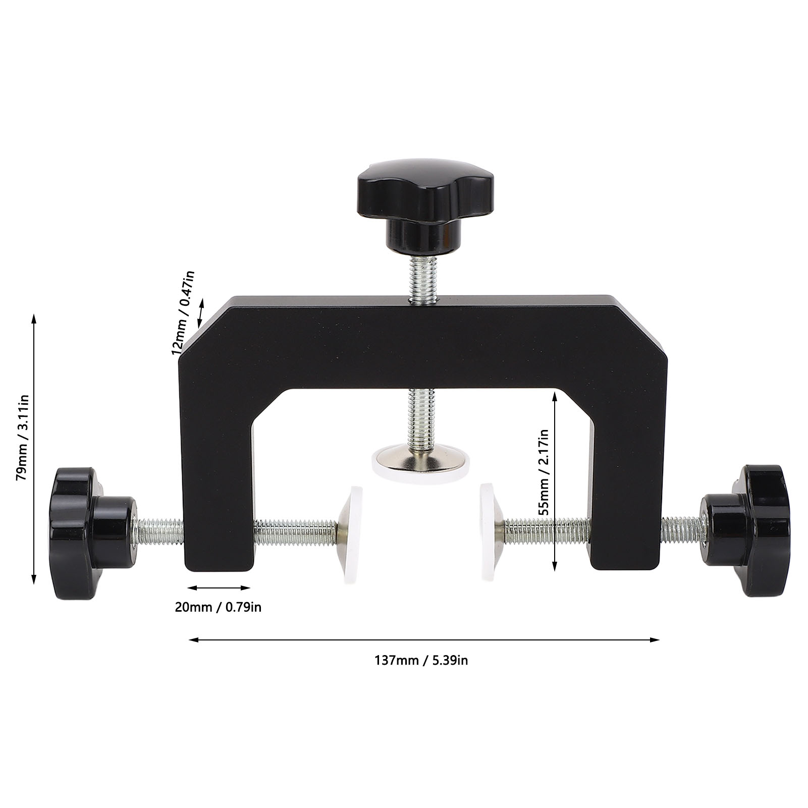 แคลมป์รูปตัว G 3 ทาง อลูมิเนีย - Woodworking Vise บทวิจารณ์และราคา