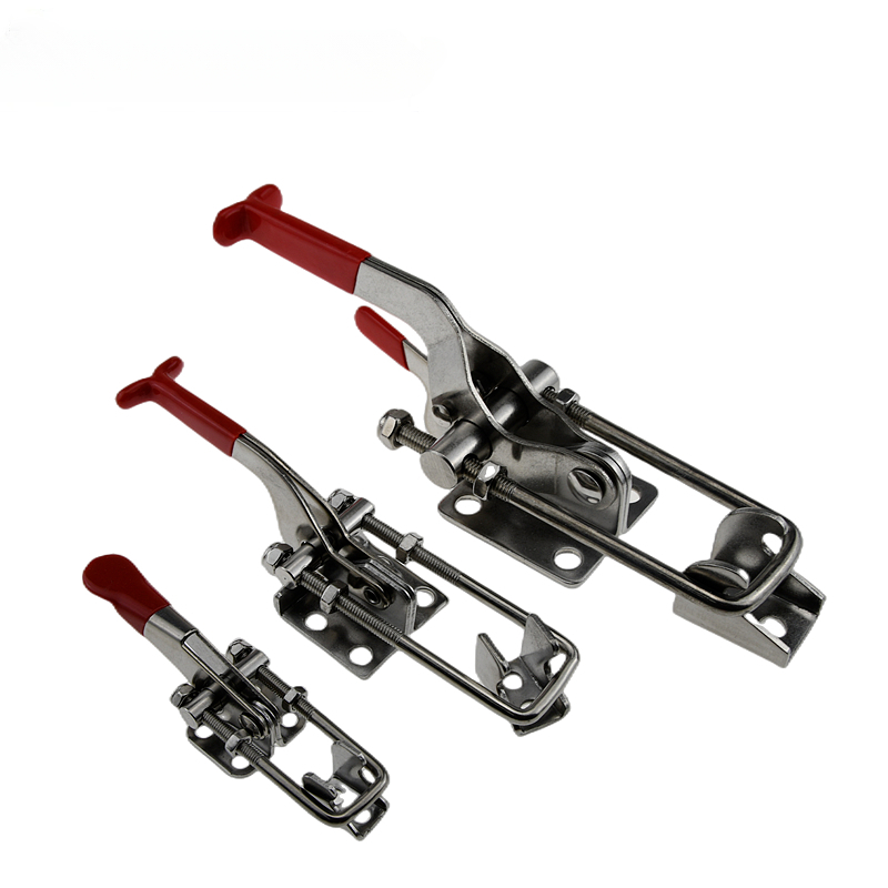 กลอนประตูแบบกดเร็ว 304 สแตนเลส - Woodworking Quick Clamps บทวิจารณ์และราคา