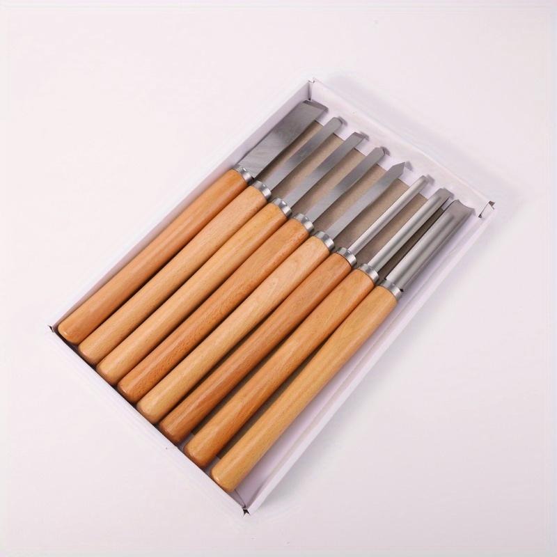 ชุดสิ่วแกะสลักไม้แบบมืออาชีพ 8 - Skew Chisel Wood บทวิจารณ์และราคา