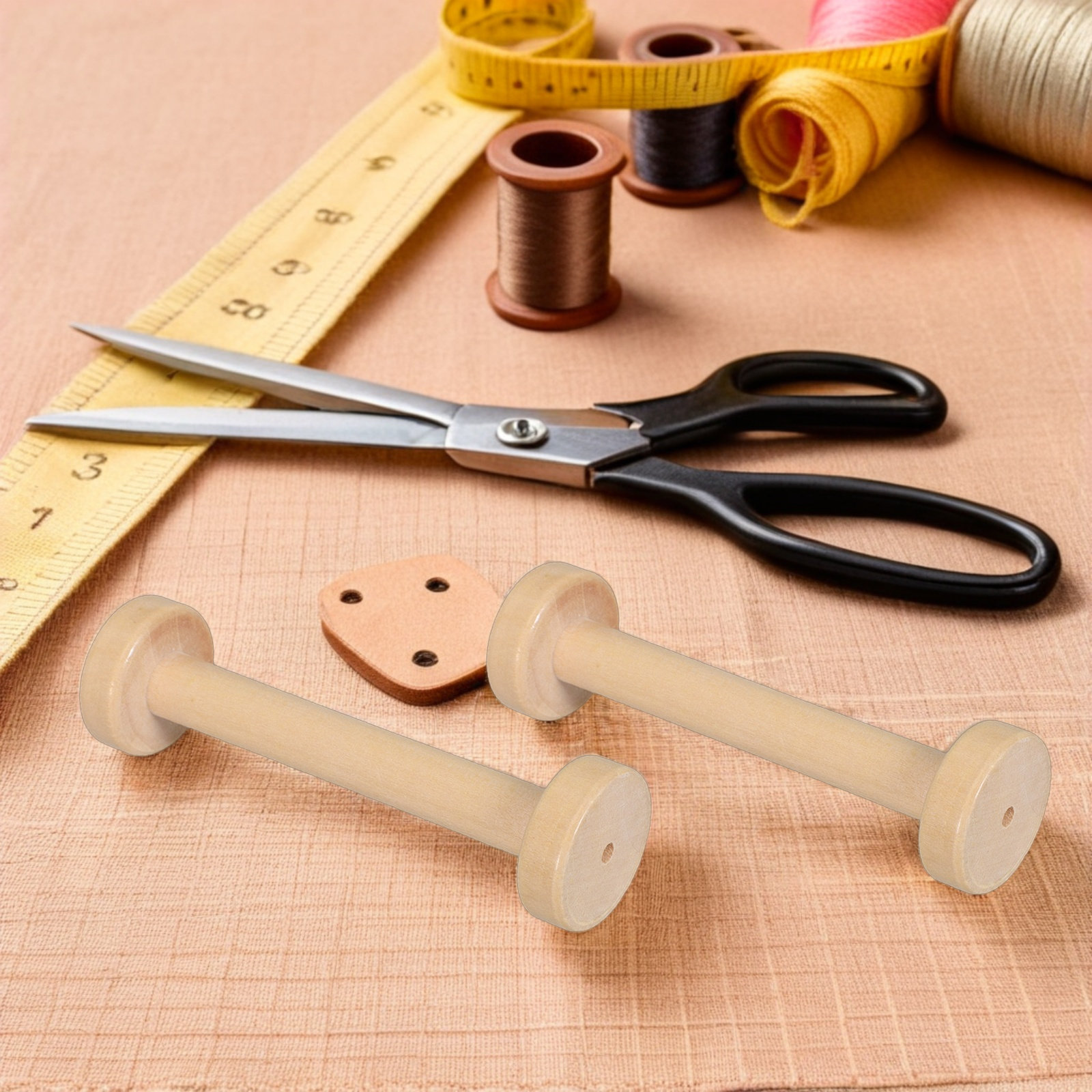 แกนม้วนไม้ 5 ชิ้น แบบธรรมชาติ  - Woodworking Art บทวิจารณ์และราคา
