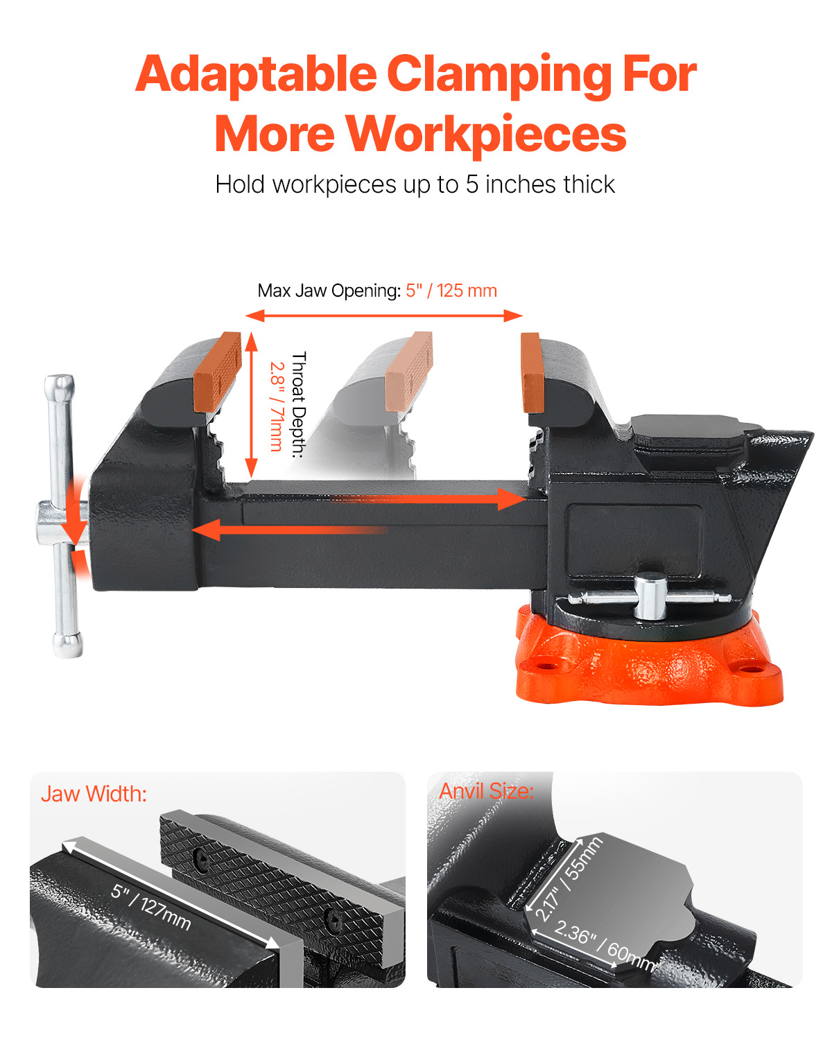 SucceBuy ปากกาจับชิ้นงานแบบตั้ - Woodworking Bench Vise บทวิจารณ์และราคา