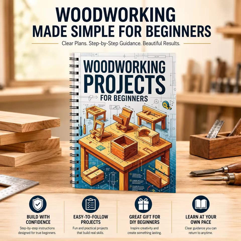 แผนงานงานไม้สำหรับผู้เริ่มต้น  - Woodworking Ideas For Beginners บทวิจารณ์และราคา