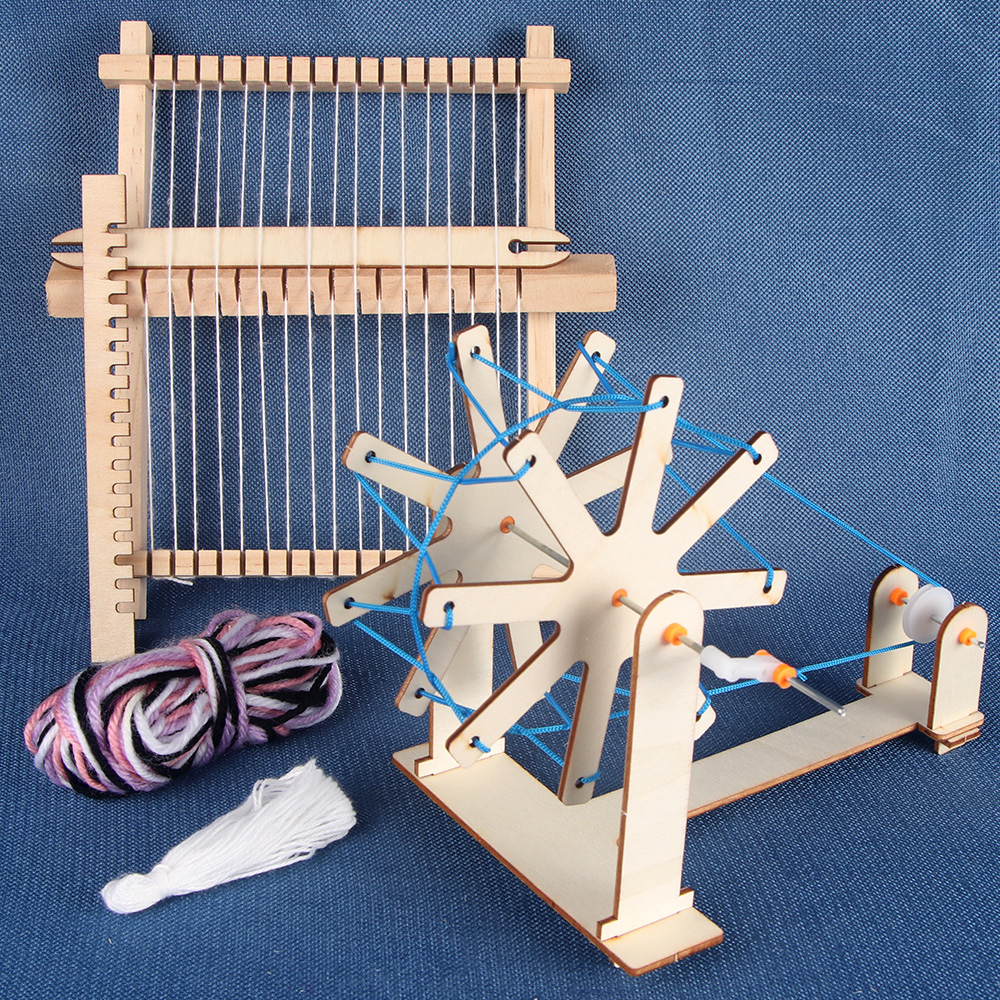 ชุดเครื่องทอผ้าไม้ขนาดเล็ก DIY - Woodworking Art บทวิจารณ์และราคา
