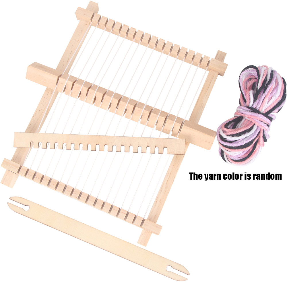 ชุดเครื่องทอผ้าไม้ขนาดเล็ก DIY - Woodworking Art บทวิจารณ์และราคา