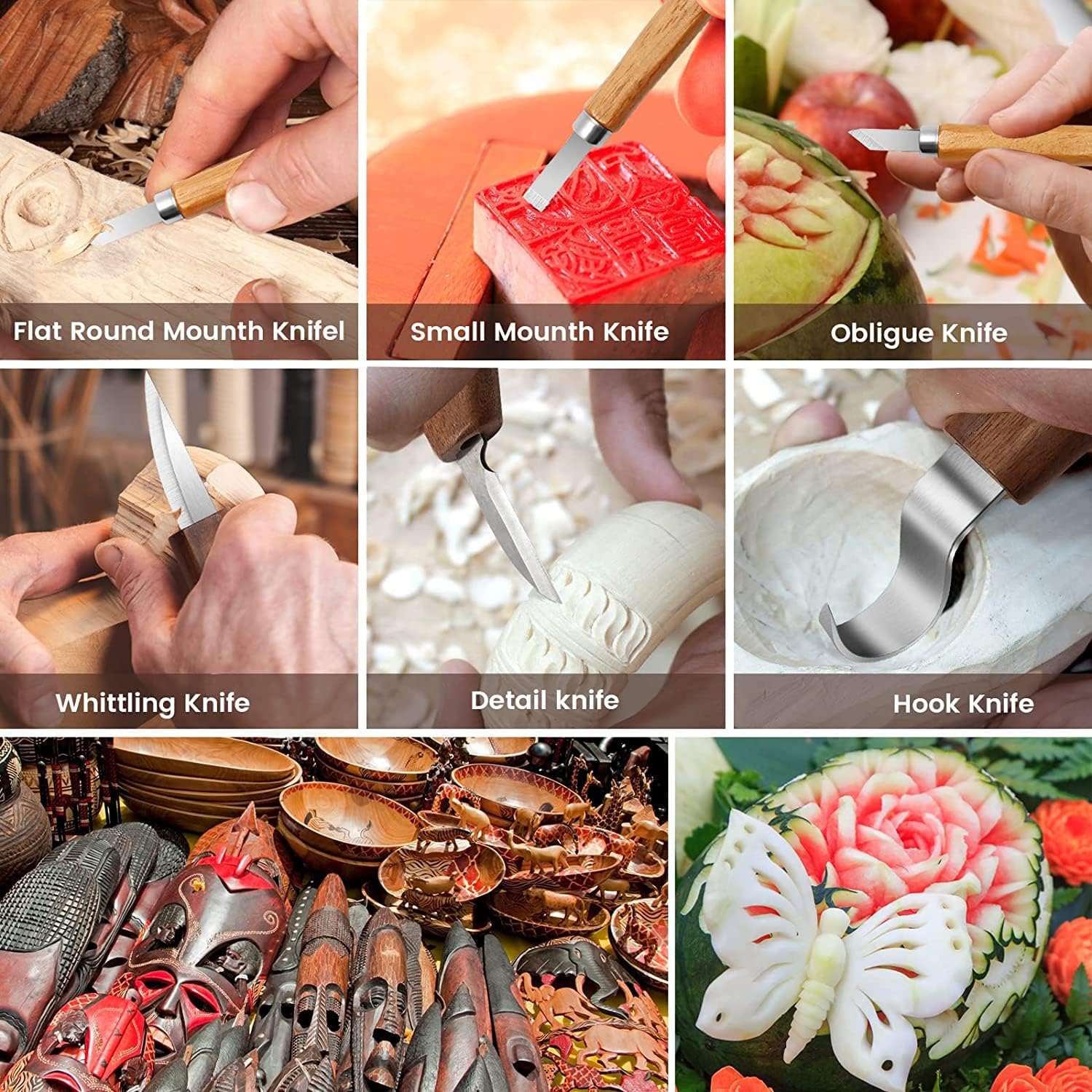 ไม้แกะสลักเริ่มต้นชุด Basswood - Woodworking Kits For Beginners บทวิจารณ์และราคา