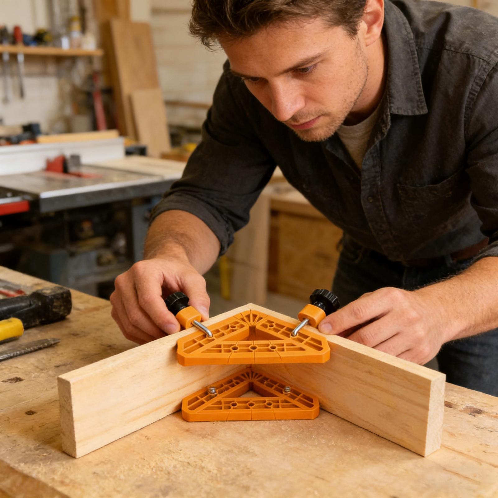 ตัวหนีบ 90 องศา 6 ชิ้น ตัวหนีบ - Woodworking Art บทวิจารณ์และราคา