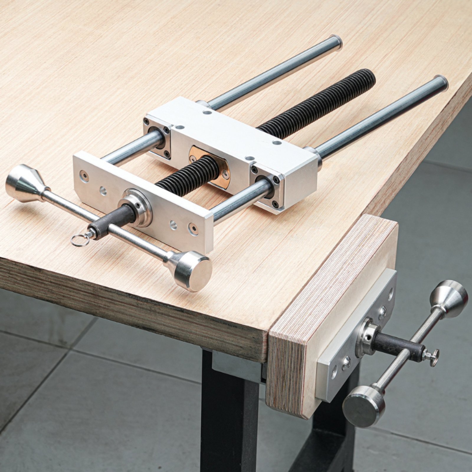 แท่นจับชิ้นงานแบบคู่ สำหรับงาน - Woodworking Bench Vise บทวิจารณ์และราคา