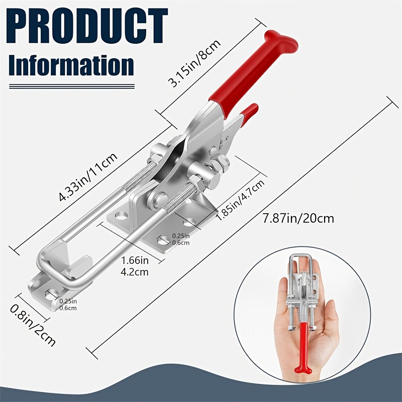 ตัวหนีบแบบหนัก 2 ชิ้น ปรับได้  - Woodworking Quick Clamps บทวิจารณ์และราคา