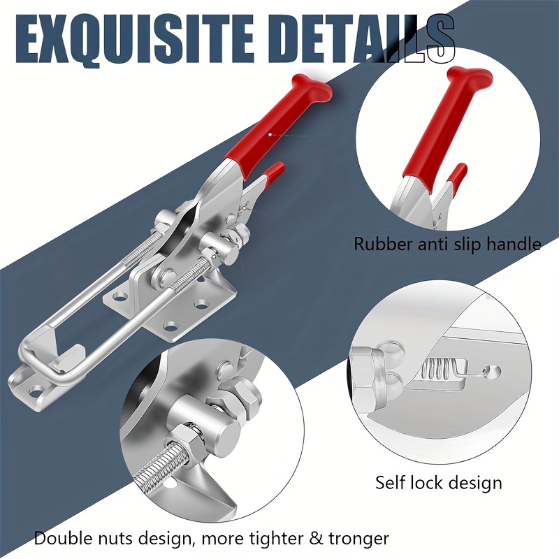 ตัวหนีบแบบหนัก 2 ชิ้น ปรับได้  - Woodworking Quick Clamps บทวิจารณ์และราคา