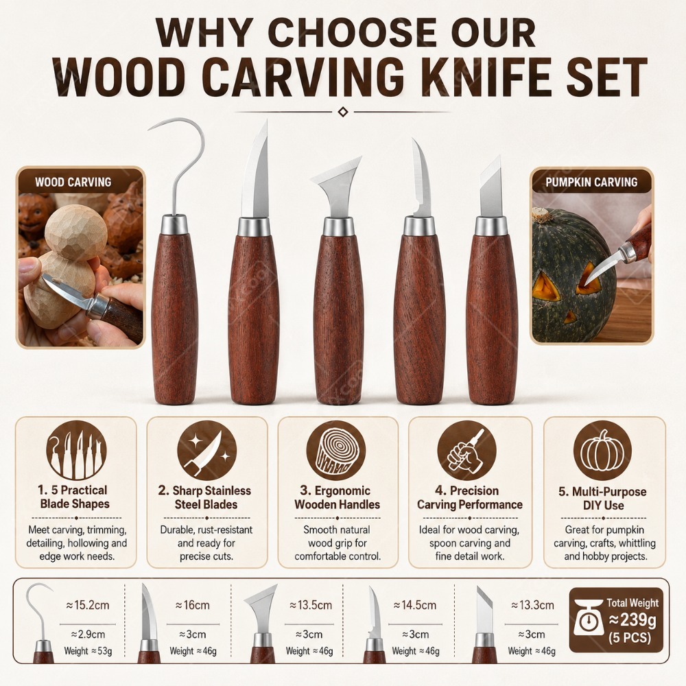 ชุดสิ่วแกะสลักไม้ WXCOO ใบมีดเ - Woodworking Kits For Beginners บทวิจารณ์และราคา