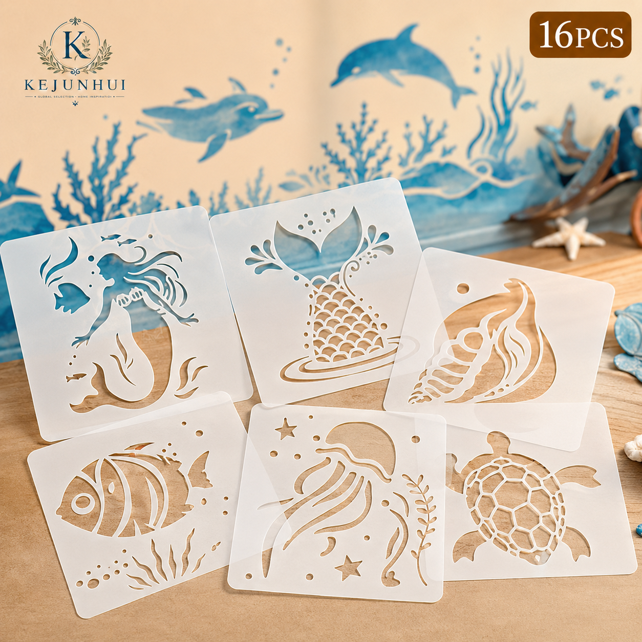 16 ชิ้น 3.9x3.9 นิ้ว ลายฉลุสัต - Woodworking Art บทวิจารณ์และราคา