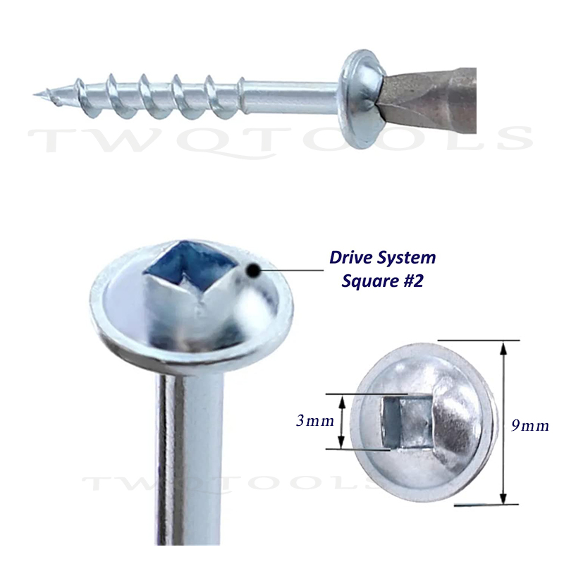 50Pcs สแควร์ไดรฟ์คู่มือ Jig สก - Woodworking Hardware บทวิจารณ์และราคา