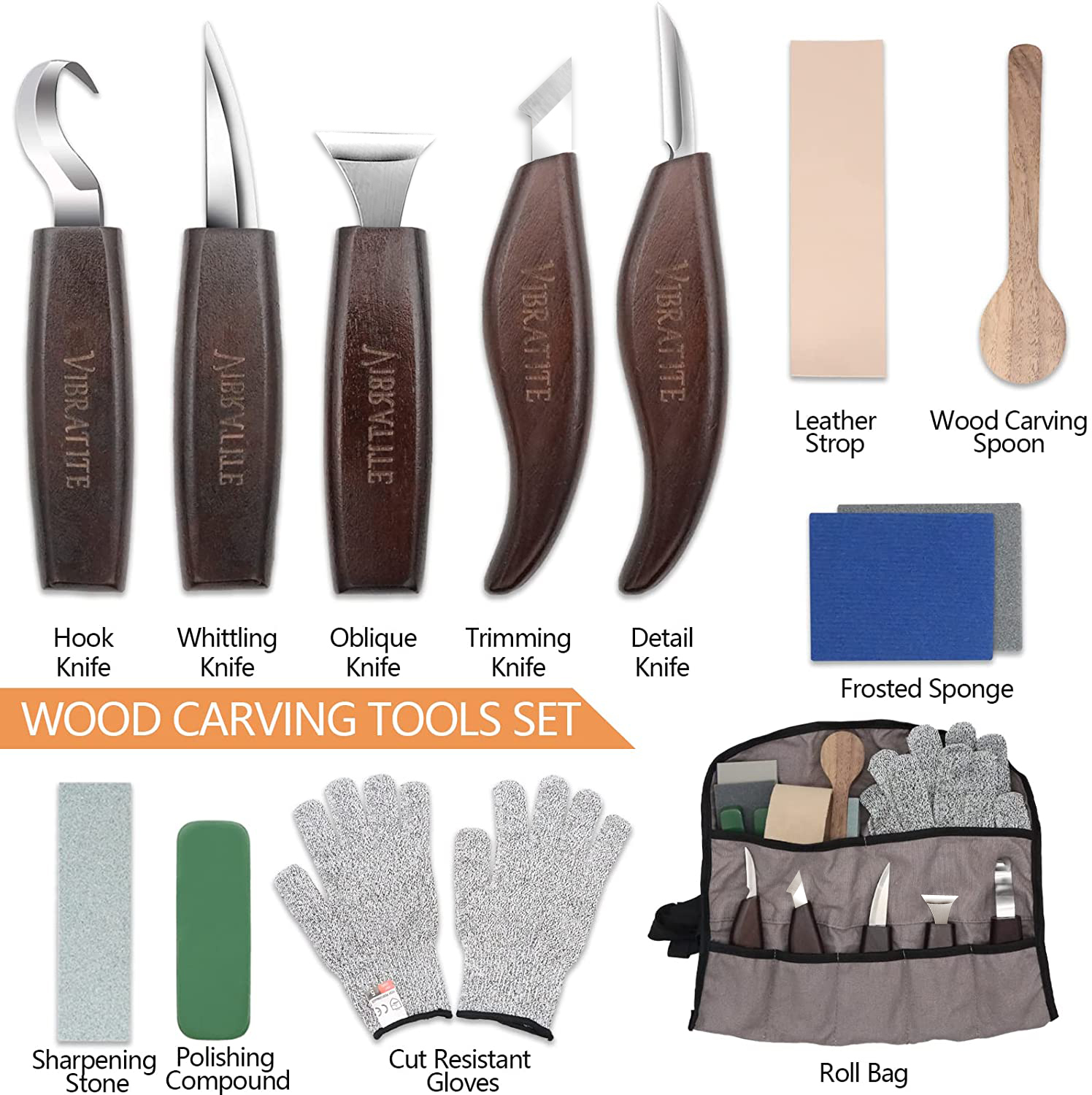 14ใน1ไม้แกะสลักชุดเครื่องมือ-ไ - Woodworking Kits For Beginners บทวิจารณ์และราคา