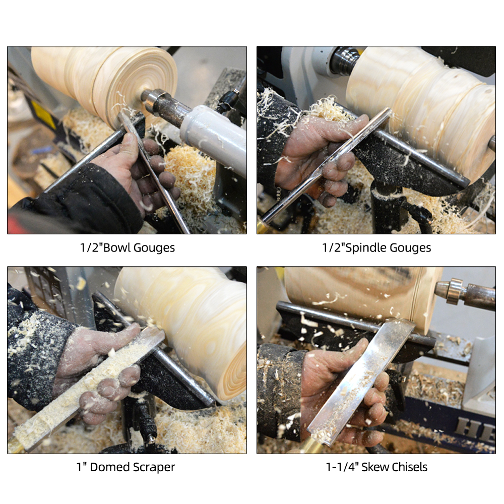 ชุดเครื่องมือกลึงไม้เหล็กกล้าค - Skew Chisel Wood บทวิจารณ์และราคา